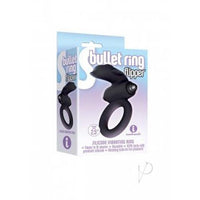 blue icon box with black vibrating cock ring with dolphin clitoral stimulator