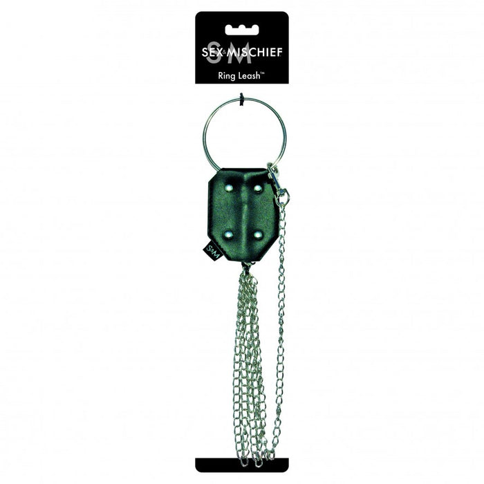 ring leash on card board package