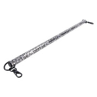 black, lace print spreader bar