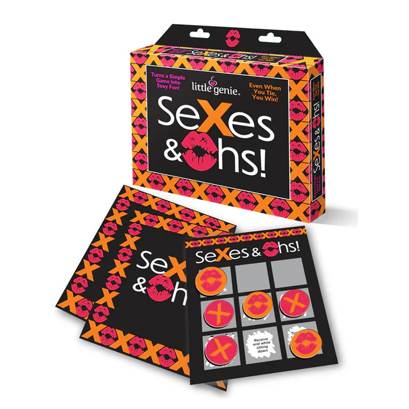 Sexes & Ohhs game packaging with colorful design on a white background