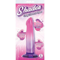 straight dildo with tip head and suction cup bottom