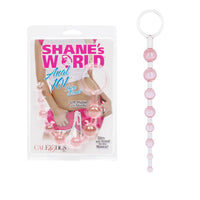shanes world anal 101 anal beads pink by California exotics source adult toys