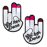 shocker pasties with get her done written on each one