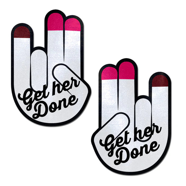 shocker pasties with get her done written on each one