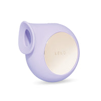lilac clitoral suction vibrator with gold plate