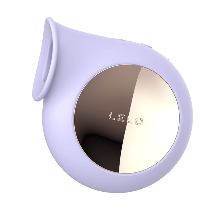 lilac clitoral suction vibrator with gold plate