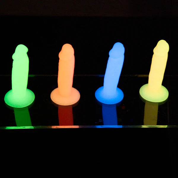 4 glow in the dark dildos