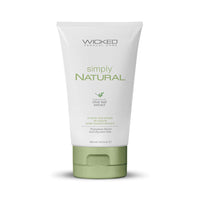 Wicked Sensual Care Simply Natural lube on a white background