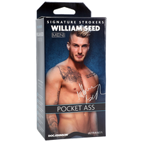 blonde male with tattoo's in grey boxers on box cover