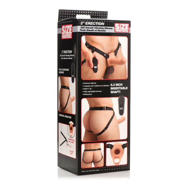 hollow strap on 2" erection Strap On with Box packaging