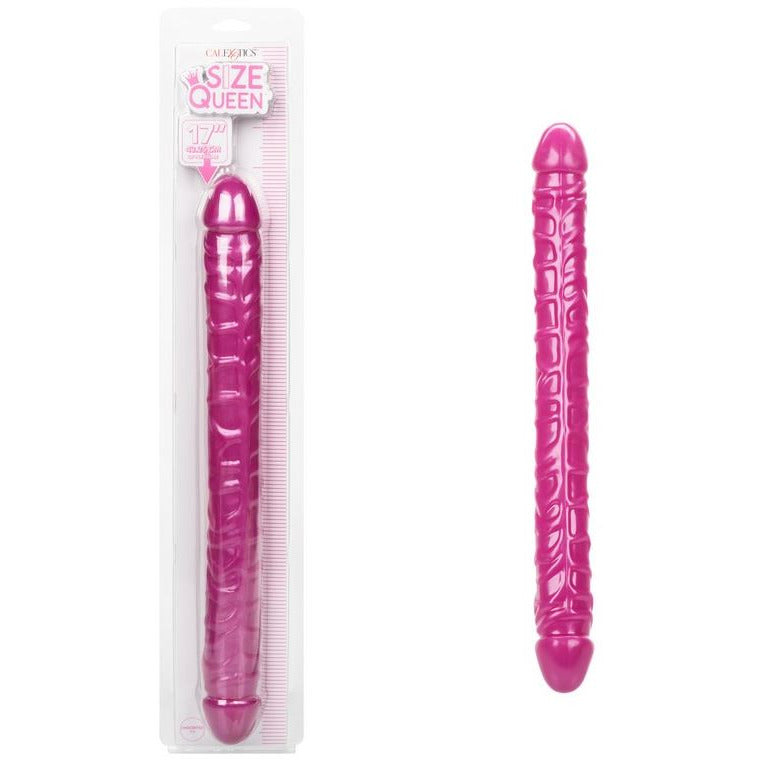 pink 17" double ended dildo