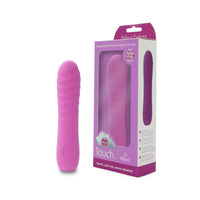 skins touch the wand purple vibrator beside box packaging