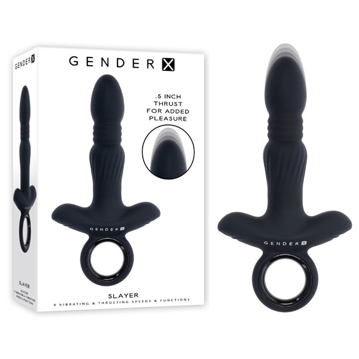 Slayer Thrusting Anal Plug by Gender X | Source Adult Toys Slayer Thrusting Anal Plug by Gender X | Source Adult Toys