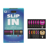 Lube kit packaging with multiple small containers on a white background