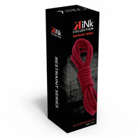 cotton bondage rope in red on box