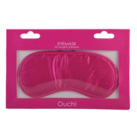 pink soft eye mask with packaging