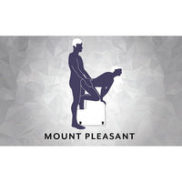 diagram of couple suing spanking bench in mount pleasant position