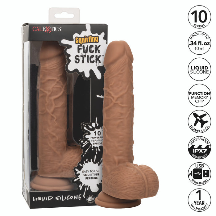 brown squirting dildo with box