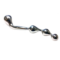 metal prostate probe with 4 bulbs curved