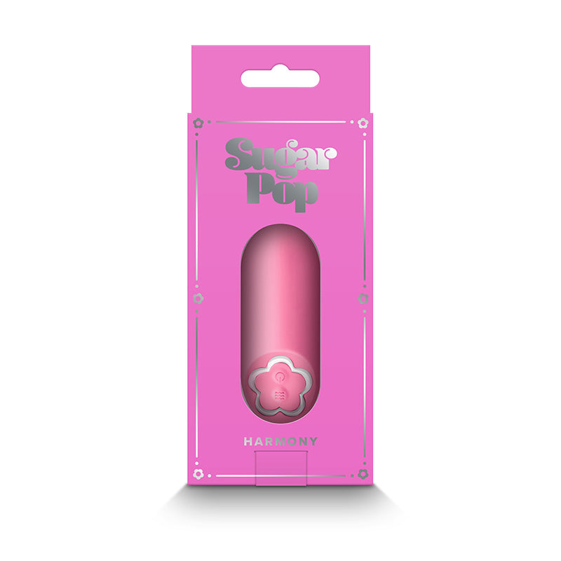 Pink harmony egg vibrator inside packaging.