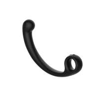 svibe snail shaped long curved wand in black