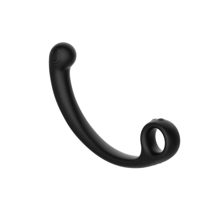 svibe snail shaped long curved wand in black