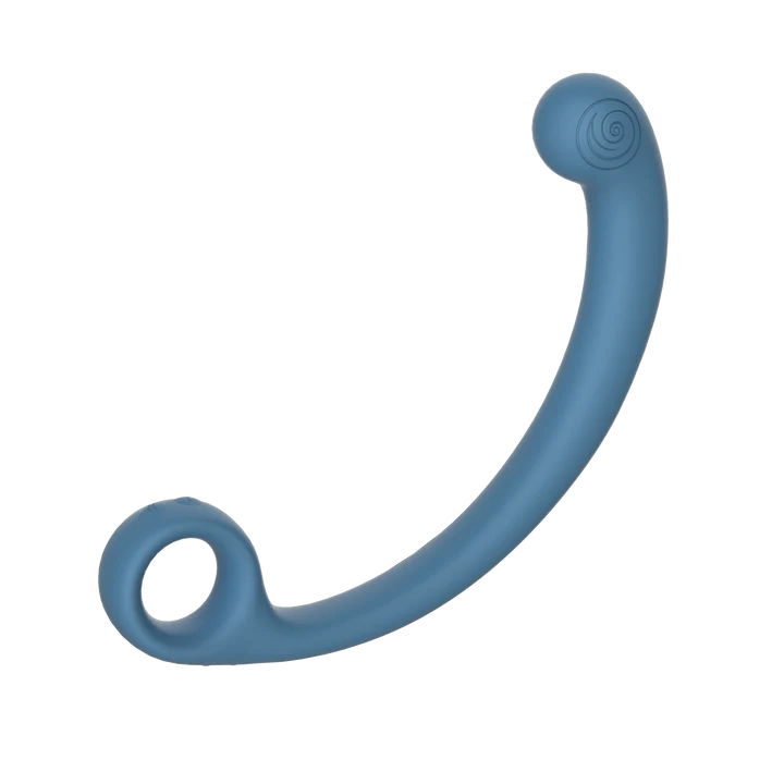 svibe snail shaped long curved wand in blue