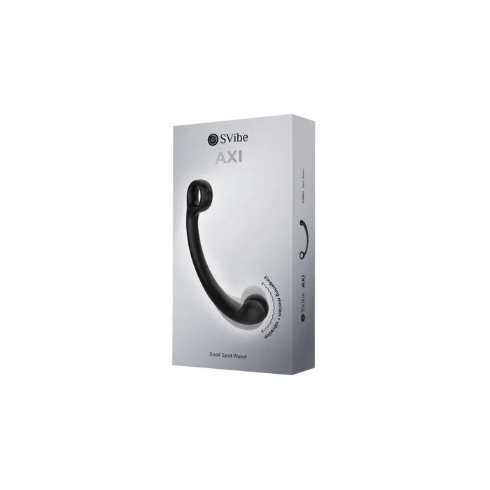 svibe snail shaped long curved wand on box packaging in black