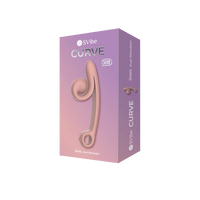 svibe snail curve duo vibrator on box packaging in pink