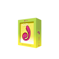 curved pink snail g spot vibrator in box packaging