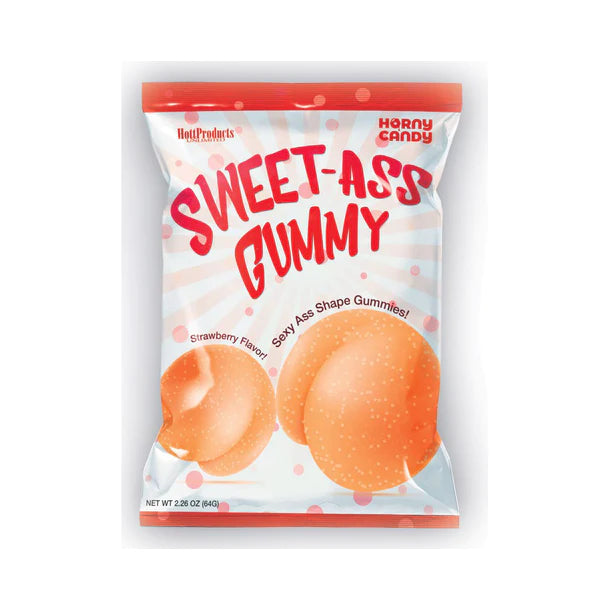 butt shaped gummy candy on cover