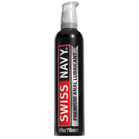 Swiss Navy premium anal lubricant bottle on a white background
