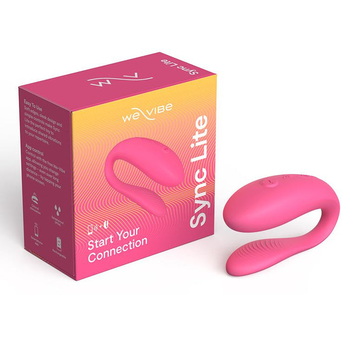 pink u shaped vibrator with box
