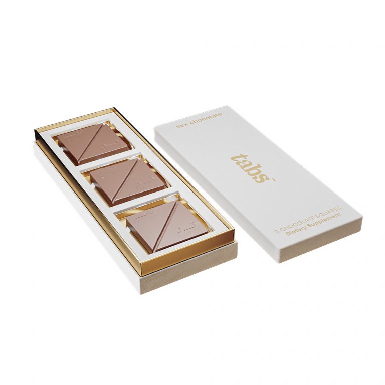 a bar of tabs milk chocolate sex chocolates