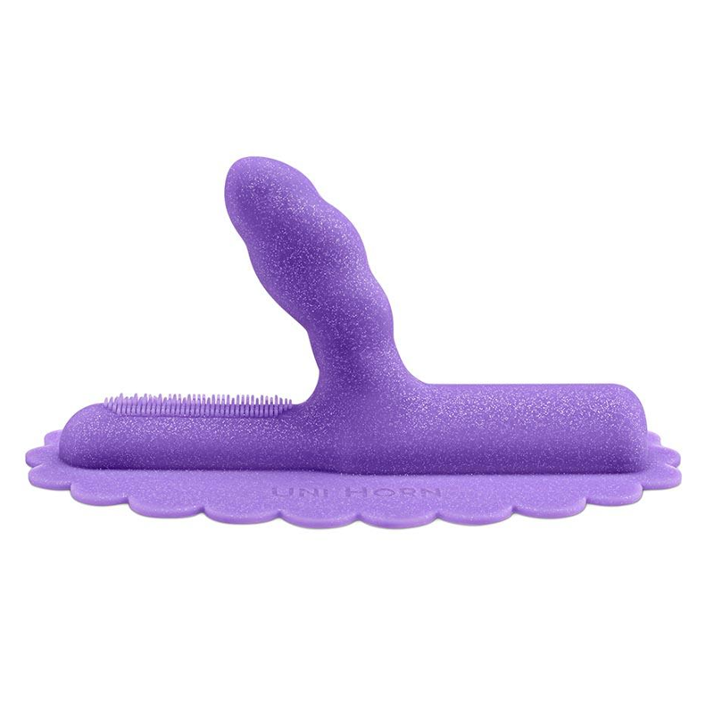 The Cowgirl Uni Horn Twisted Textured Silicone Attachment