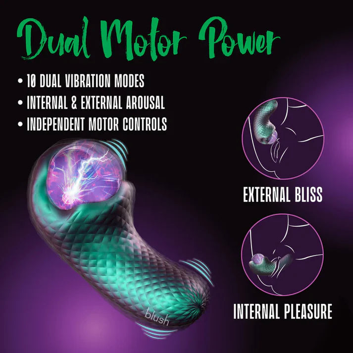 Temptasia Enchanted Serpent Pulse Vibrator by Blush