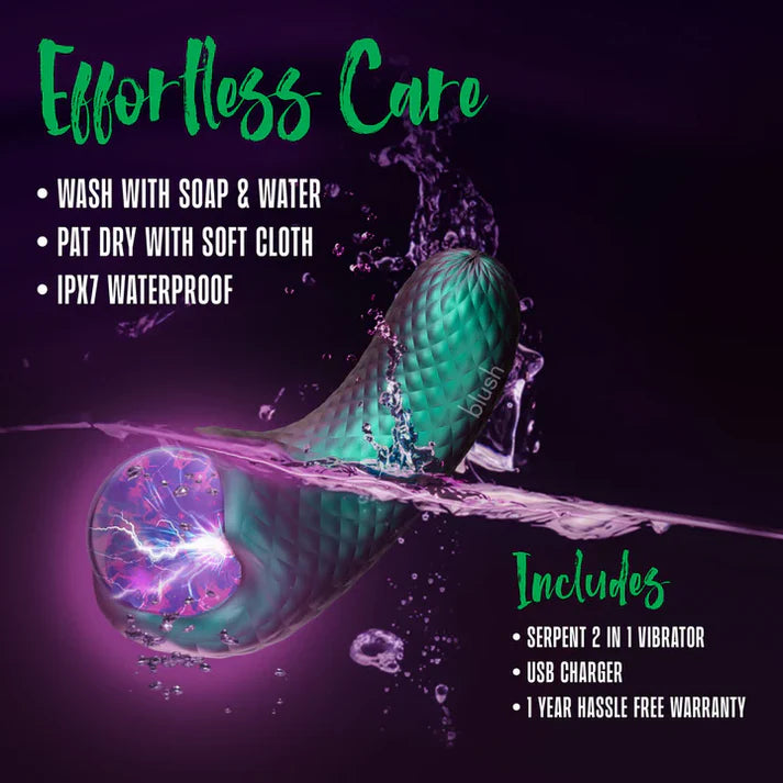 Temptasia Enchanted Serpent Pulse Vibrator by Blush