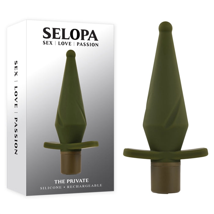 the private silicone rechargeable anal plug by selopa source adult toys