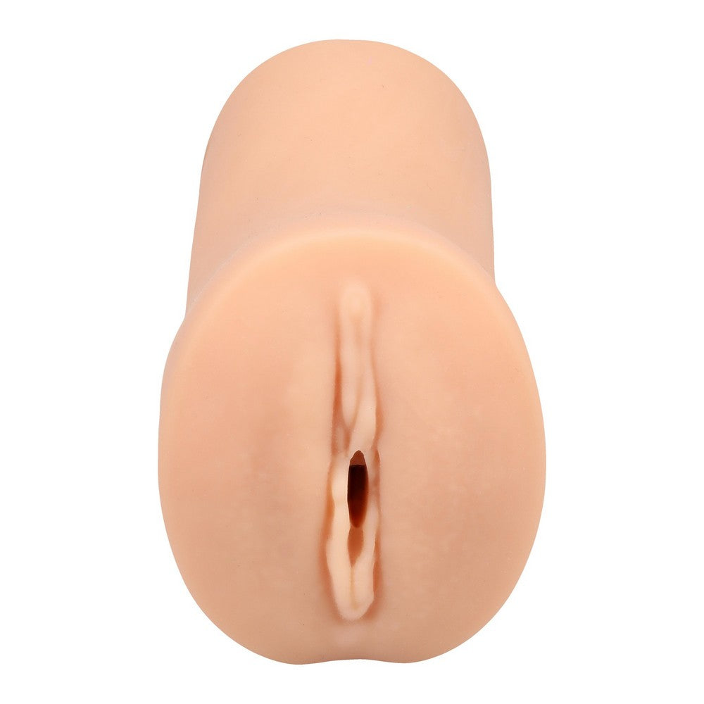realistic mold of a vagina masturbator on a white background