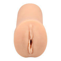 realistic mold of a vagina masturbator on a white background