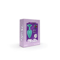 thrills medium silicone interchangeable jewel butt plug 