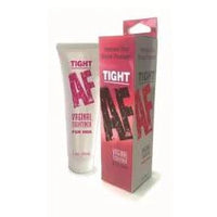 The product is in a pink and white tube. It comes in a pink and silver display box