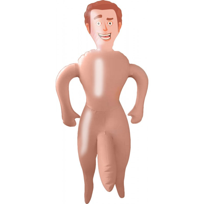 brunette male blow up doll with large penis
