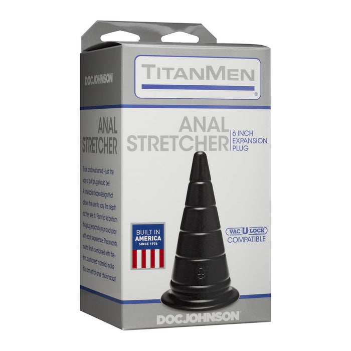 Box of Doc Johnson TitanMen Anal Stretcher on a white background