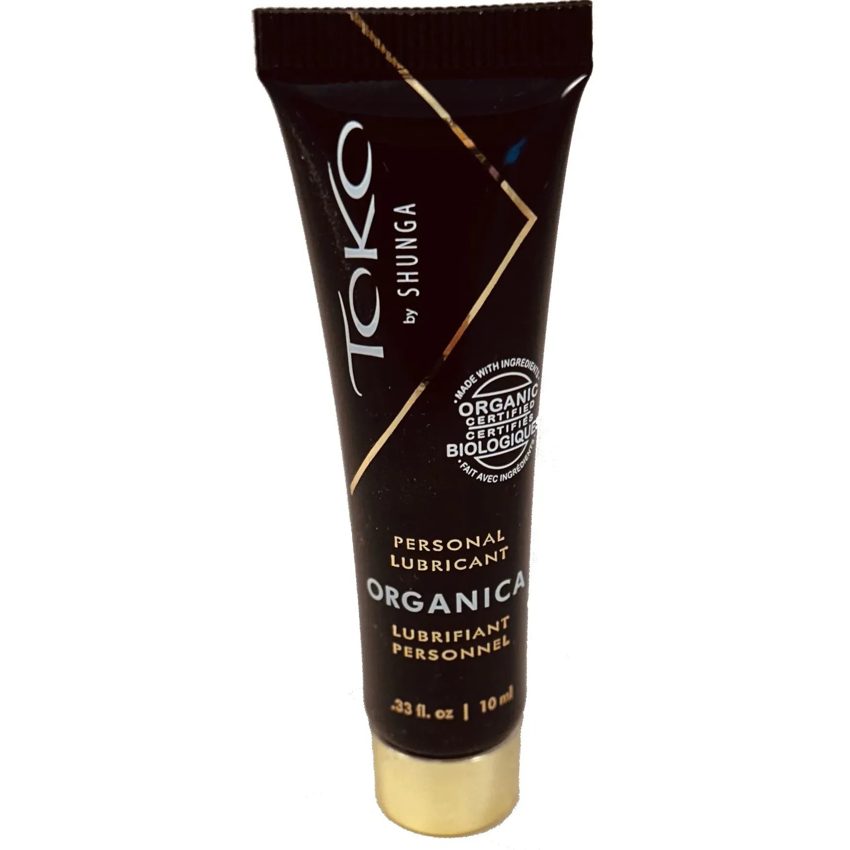 Toko by Shunga organic personal lubricant tube on a white background