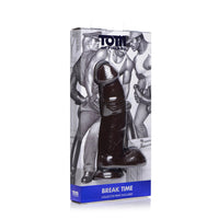 Product packaging with a stylized illustration of a man and a figure, featuring the brand 'Tom of Finland'.