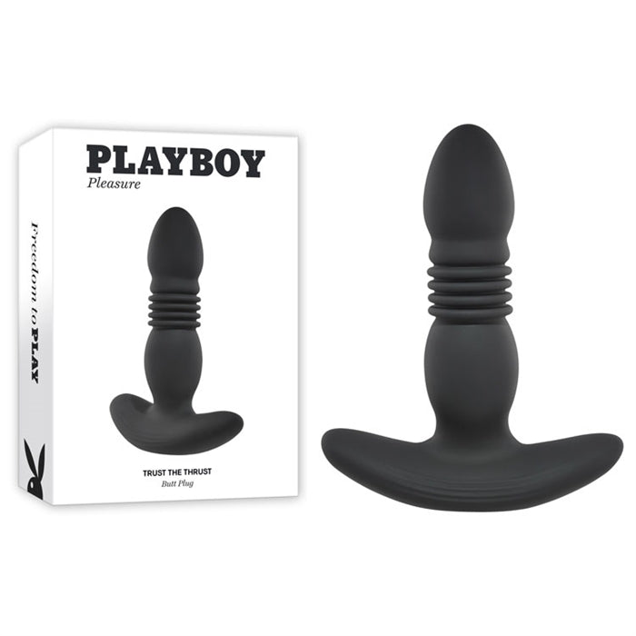 Trust the Thrust Thrusting Anal Plug by Playboy Pleasure | Source Adult Toys Trust the Thrust Thrusting Anal Plug by Playboy Pleasure | Source Adult Toys