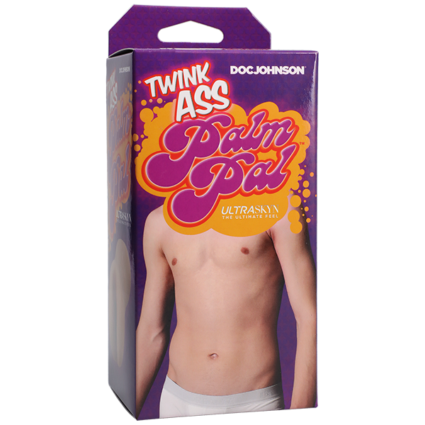 male torso with no shirt in white undies on box 
