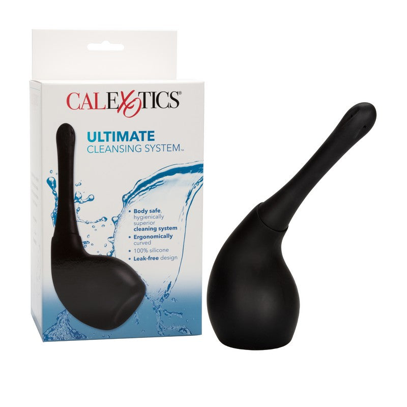 black curved enema bulb