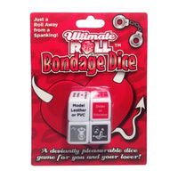 4 white bondage sex dice 